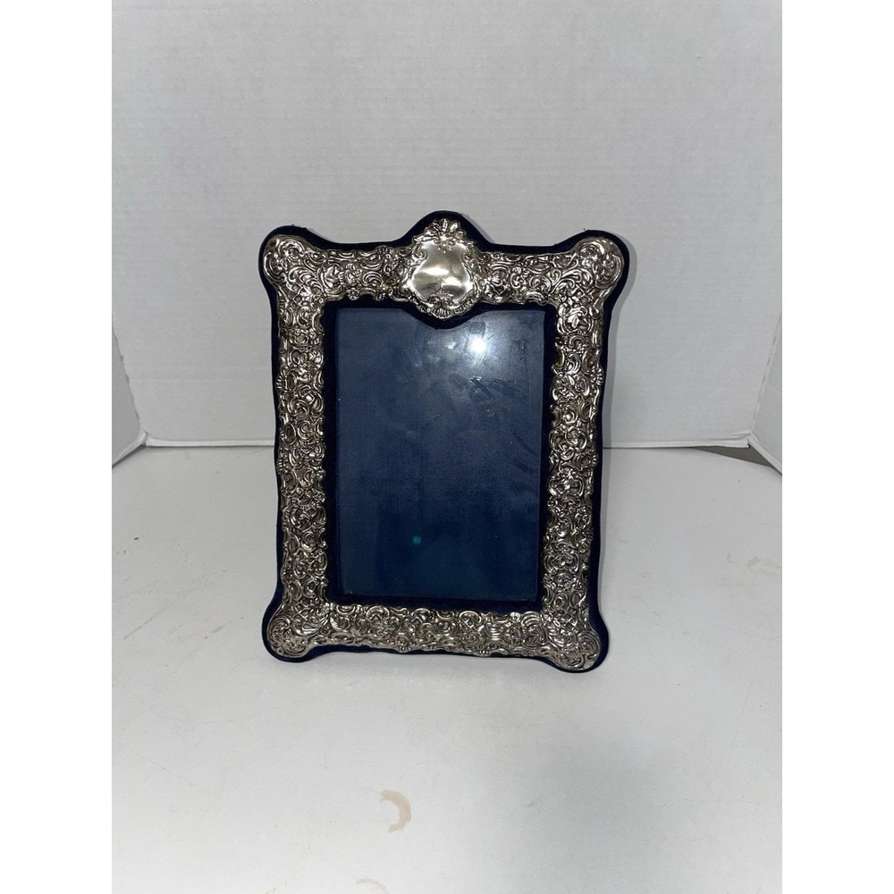 Godinger Silver Plated 8x10 Photo Frame Treasured Moments Ornate Frame